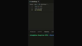 Python Trick / Tip: Swapping Values in Python with Tuples and Unpacking Tuples
