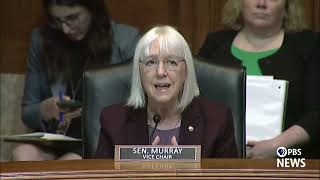 WATCH: Murray tells Blanche she hasn’t heard ‘I apologize’ for DOJ mishandling Epstein survivor info