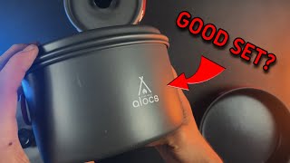 Alocs Lightweight Compact Camping Cookware Set - Review