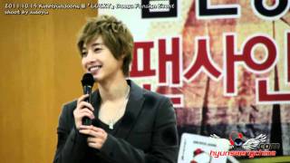 [氧气HSC]111019 KimHyunJoong @「LUCKY」Daegu Fansign Event