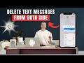 How to Delete Text Messages on iPhone for Both Sides