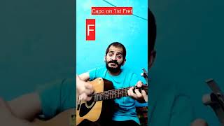Mera Dil Bhi Kitna Pagal Hai | Easy Guitar Lesson | Ramanuj Mishra | #shorts