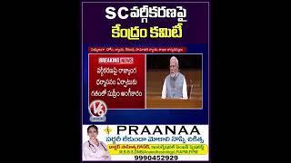 SC వర్గీకరణపై కేంద్రం కమిటీ | Central Govt Set Up Committee On SC Categorisation | V6 Shorts