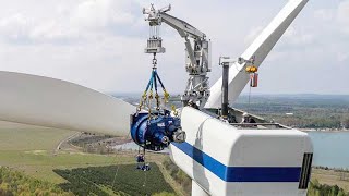 Construction, Installation of a Wind Turbine - Amazing Construction Process