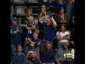 Nuggets fans were chanting 