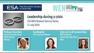 Leadership during a crisis