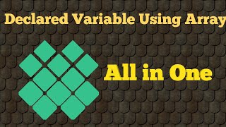 How to Declared Variable Using array In C# (variables) - Programming Roots