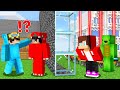 NEW BUILD CHALLENGE - JJ & MIKEYOMZ & CASH vs OMZ & CASH in Minecraft Maizen