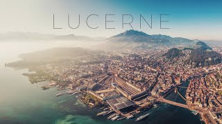 Luzern from Above: A Visual Symphony of Swiss Splendor | 4K Drone Exploration