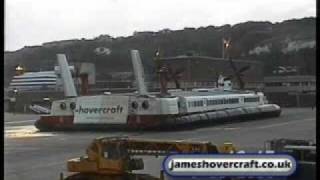 Dover to Calais SRN4 Hoverspeed Hovercraft Last Day Flights 2/4 (Princess Anne, Princess Margaret)