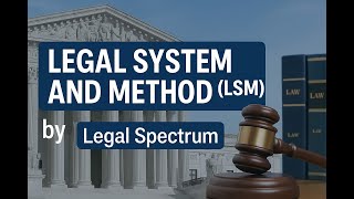 What is Legal System & Method -LSM Chapter 1
