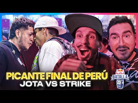 Video Reacción épica A La Batalla Final Jota Vs Strike Red Bull