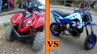 Mini ATV vs Pocket Cross - DRAG RACE