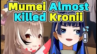 ✅Kronii Almost Was MURDERED By Saying Wrong Thing to Mumei  (Hololive EN Collab)