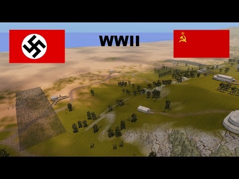 Soldados alemanes de la Segunda Guerra Mundial contra soldados soviéticos de la Segunda Guerra Mundial: Ultimate Epic Battle Simulator 2