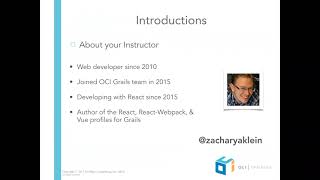 Webinar  Building React Apps With Grails 3