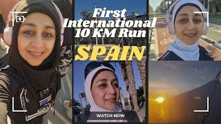 First International 10 KM Run | London To Spain | Full Vlog