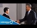 Peña Nieto habla con Barack Obama sobre niños migrantes