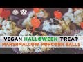 FESTIVE HALLOWEEN TREAT: Marshmallow Popcorn Bites (VEGAN & GF)