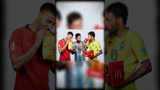 Goats are eating mcdonalds #ronaldo #neymar #messi #mcdonalds #football #trending #viralshort