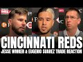 Jesse Winker & Eugenio Suarez Emotional Reaction to Being Traded from Cincinnati Reds to Mariners