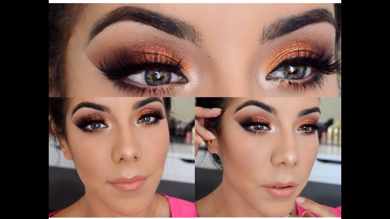 Maquillaje Ahumado Naranja Youtube