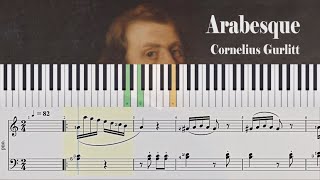 Arabesque - Cornelius Gurlitt | Piano Sheet Music