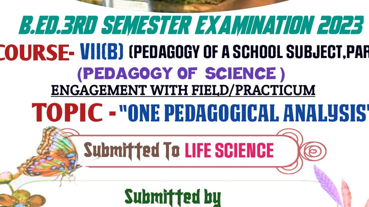 Pedagogical Analysis Of Life Science Bengali Version|pedagogy Of ...