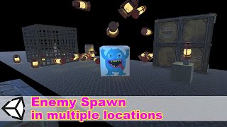 Enemy Spawn in Multiple Locations with Inputs - Intro To Unity Lesson12