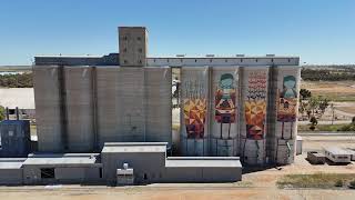 CBH Grain Silos and Train at Merredin Receival Point