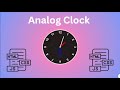 I Created an Analog Clock using Html, CSS and JavaScript
