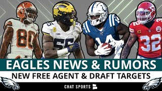 NEW Eagles Free Agency Targets + NFL Draft Targets Ft. Tyrann Mathieu, David Ojabo| Eagles Rumors
