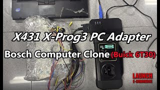 LAUNCH X431 X-Prog3 with PC Adapter Clone Buick 6T30 on Bench- launchx431.fr