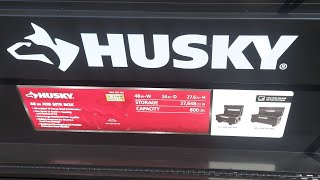 Husky 48 inch Job Site Box, Best??? $329 at Home Depot, Sold Out!!!