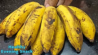 പഴം കൊണ്ട് ഇത് പോലെ തയ്യാറാക്കി നോക്കൂ 💯 Steamed Banana snack recipe Malayalam |Easy evening snack