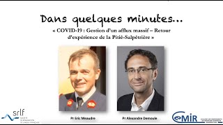 SunRise Webinar CeMIR / SRLF : "COVID-19 Eric Meaudre / Alexandre Demoule"