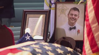 Public visitation held for fallen Delaware County Sheriff's Corporal Blake Reynolds