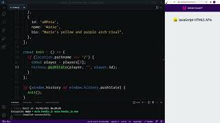 JavaScript HTML5 APIs 041 Push State versus Replace State