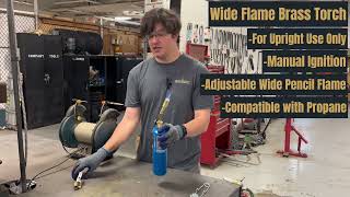 How to Use the Bernzomatic® Wide Flame Brass Torch