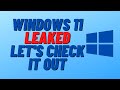 Windows 11 Leaked Let's Check it Out