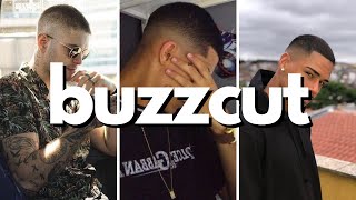 how to pull off a buzz cut