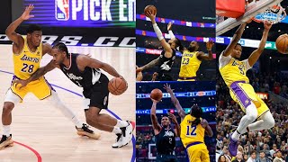 Lakers DEFENSE vs Clippers | Hustle & Transition Plays Lakeshow Highlights