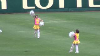 20140501甲子園でのタイガース ガールズのダンス!(^^)!