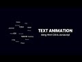 Rotating Text Animation Html CSS & JavaScript | CSS Animation Effects