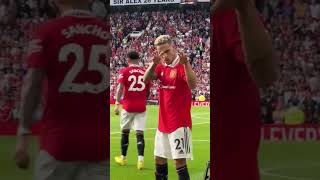 Anthony's tiger celebration  v arsenal #football #short #video