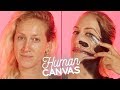 Amazing Face Warp Illusion - Human Canvas