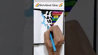 Sketchbook Ideas ❤️#sketchbook #satisfying #asmr #relax #scrapbooking #bulletjournal
