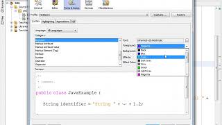 How to Change Font and Color in Java Netbeans