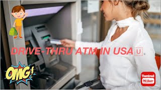 🔥அமெரிக்கா-லா டிரைவ் மூலம் ATM 🏧 🔥| America Drive-thru ATM 🇺🇸