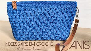 Necessaire em Crochê - Anis - Clutch - Bolsa em Crochê por Marcelo Nunes